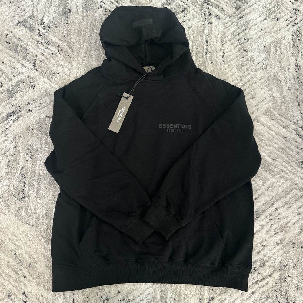 Fear of God Essentials Black Hoodie
